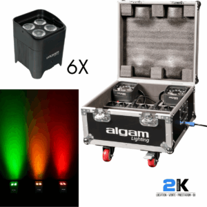 PACK PAR SUR BATTERIE 6x EVENTPAR-HEX-IP