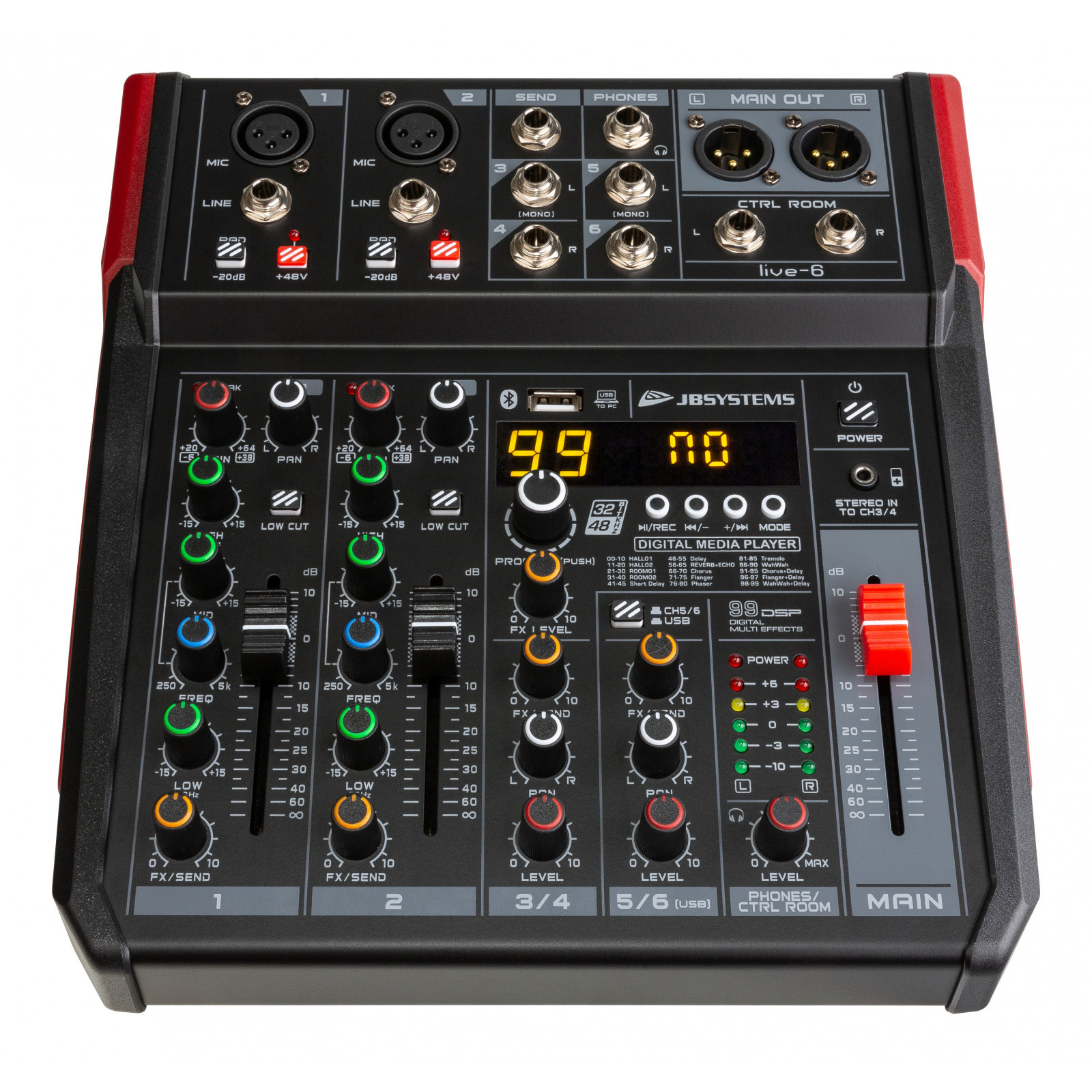 Table de mixage - JB Systems LIVE-6