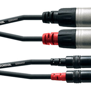 CABLES - RCA vers DOUBLE XLR Mâle