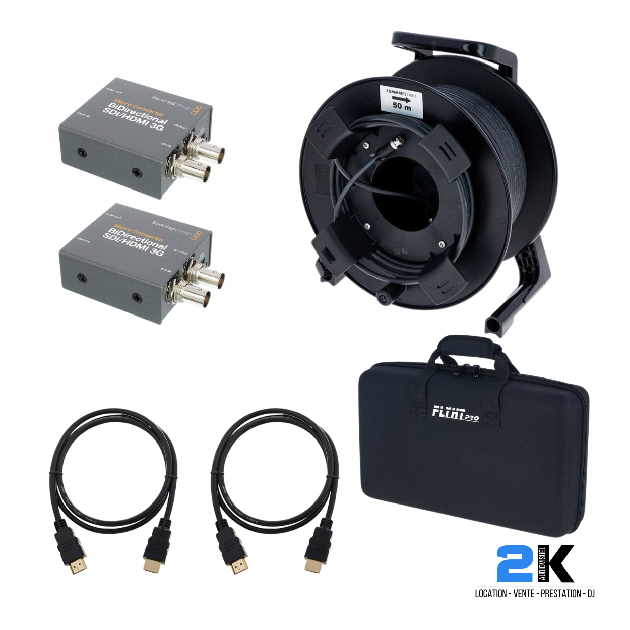 PACK Distribution VIDEO HDMISDI 3G 2xEcran