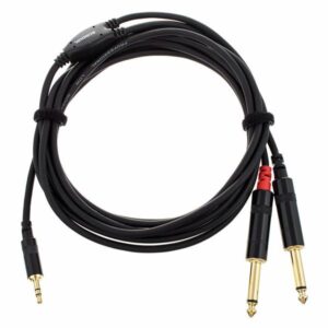 CABLES - MINI JACK vers DOUBLE JACK