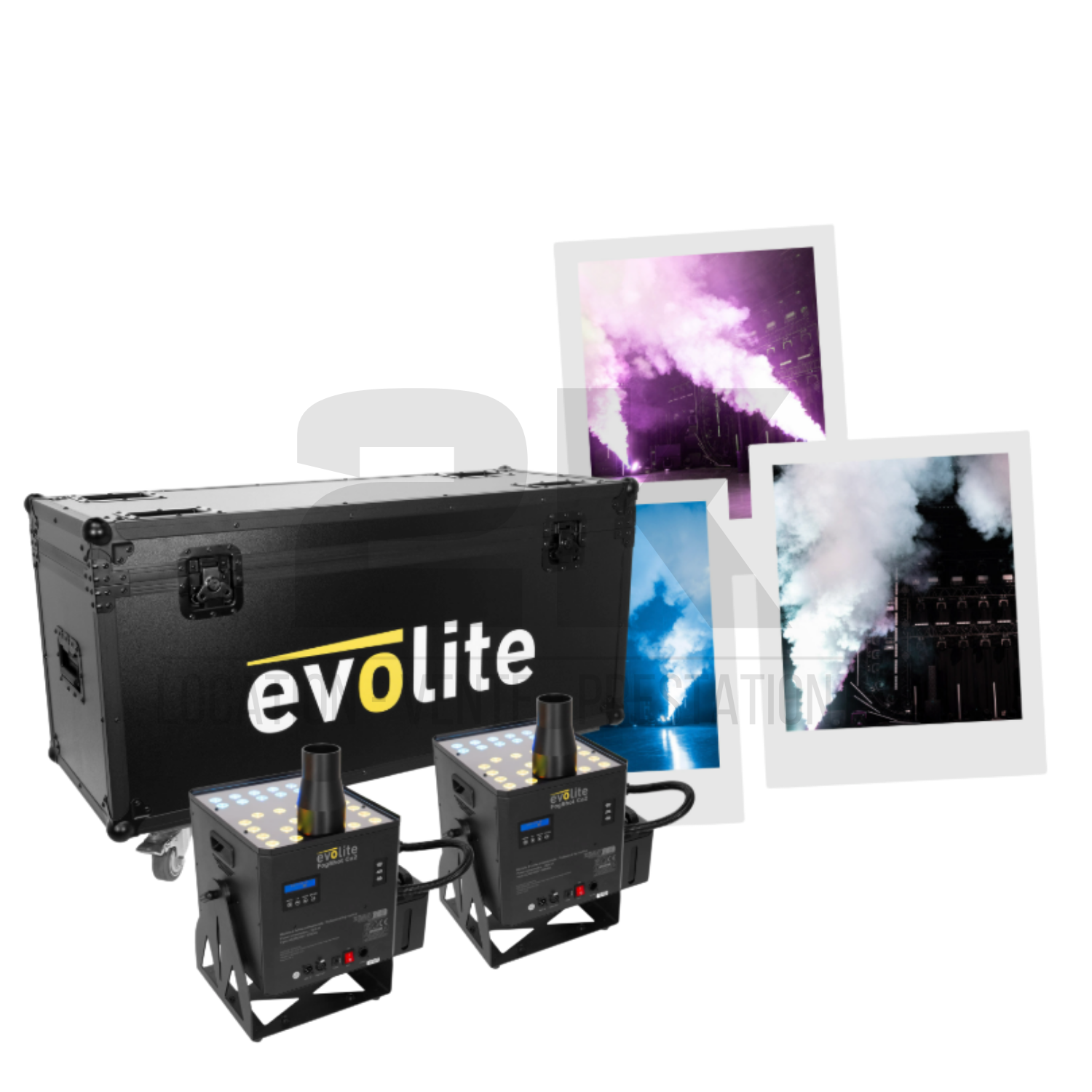 Machine à effets C02 – PACK FogShot Co2 Set