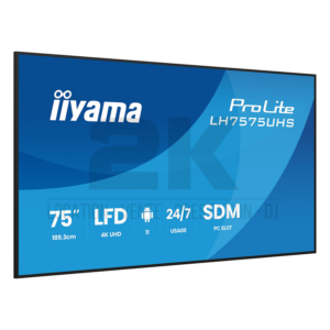 Ecran Moniteur - 75" iyama ProLite LH7575UHS